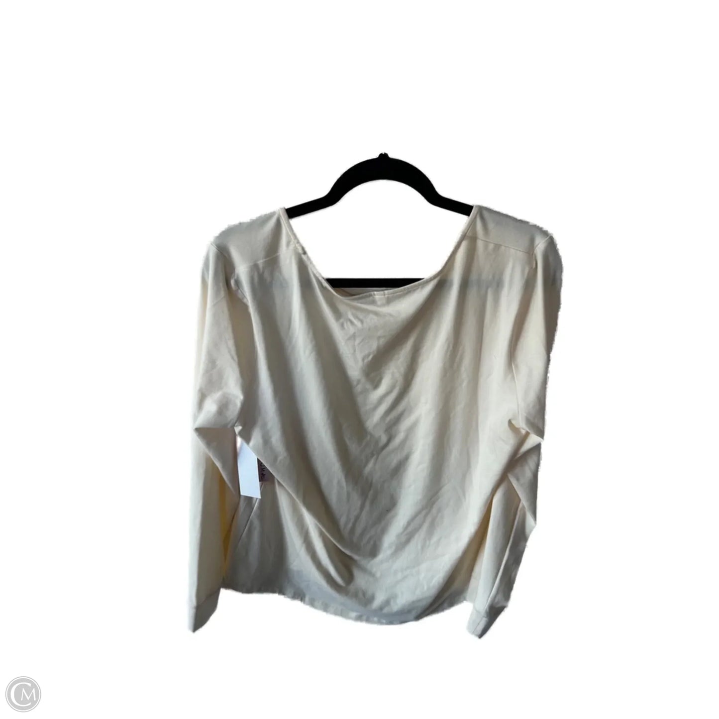 Top Long Sleeve By Soma In Cream, Size: L