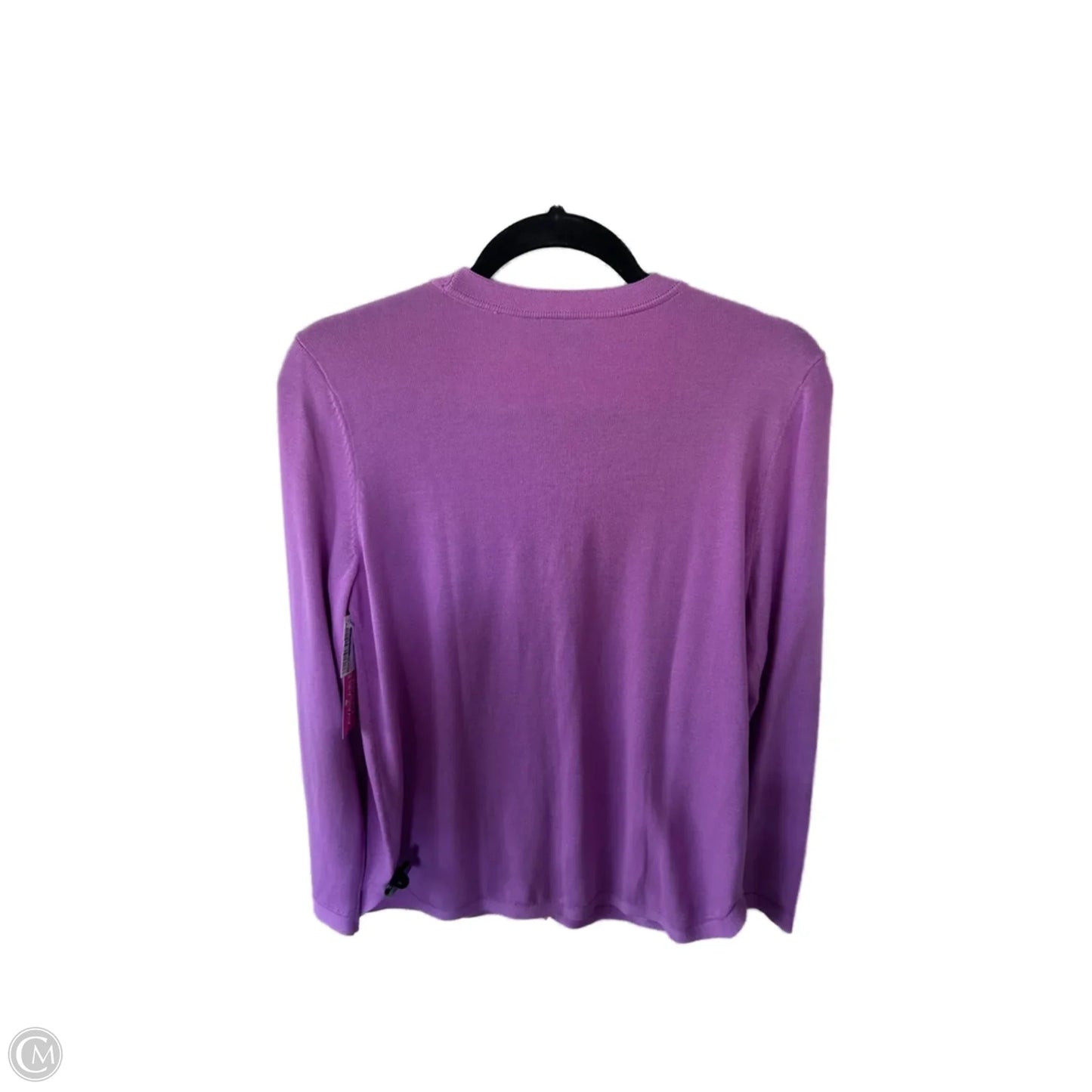 Sweater Cardigan By Talbots In Purple, Size: S