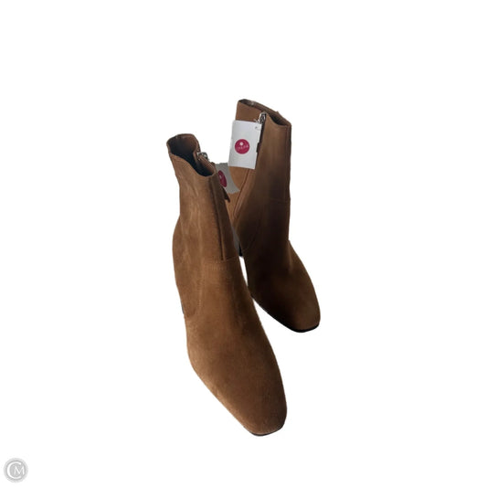 Boots Mid-calf Heels By Blondo In Brown, Size: 7