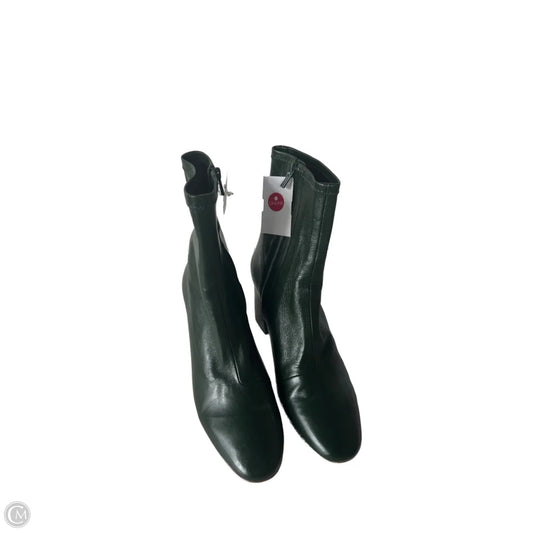 Boots Mid-calf Heels By Loeffler Randall In Green, Size: 7