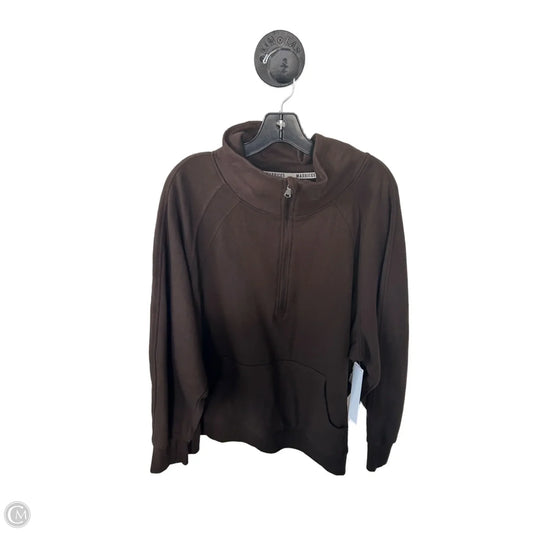 Sweatshirt Collar By Maurices In Brown, Size: 2x