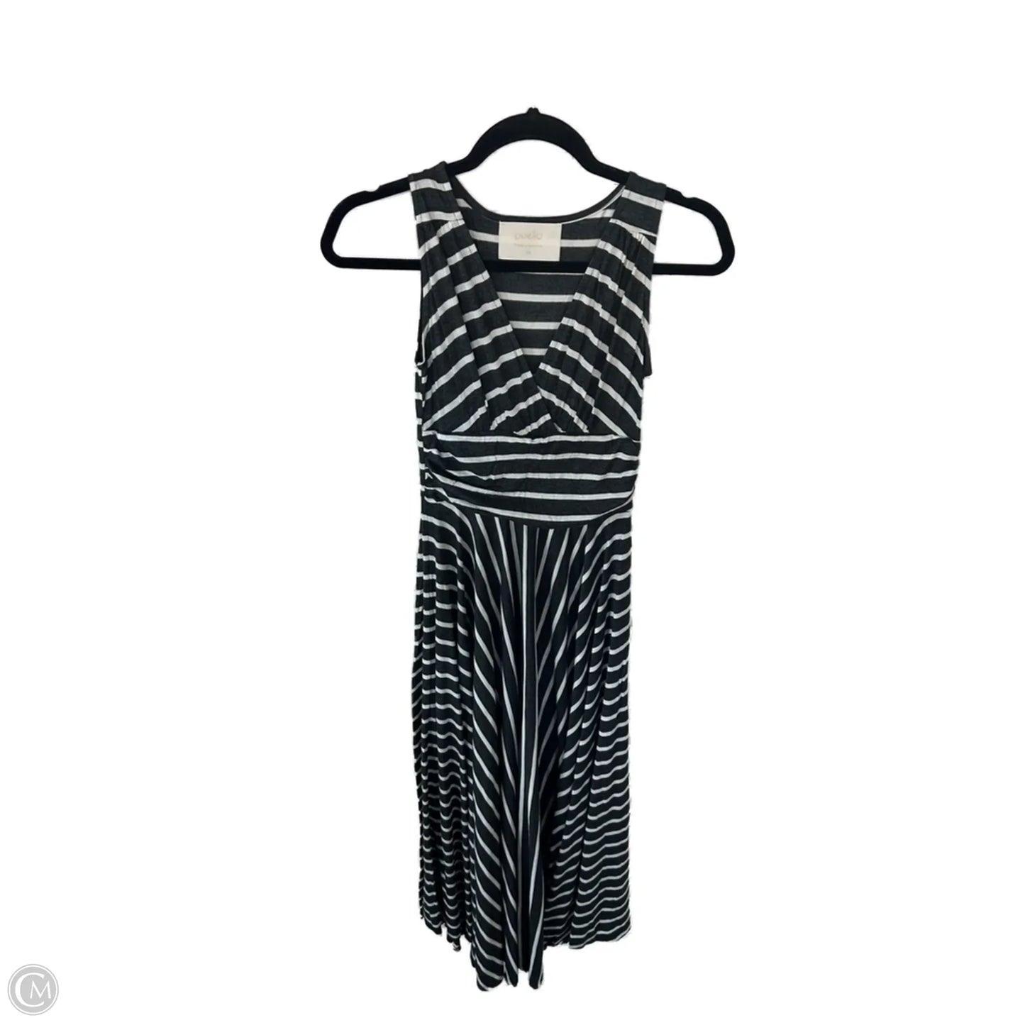 Dress Casual Maxi By Cmc In Black & White, Size: Xs