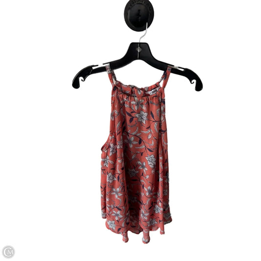 Top Sleeveless By Bb Dakota In Orange, Size: L