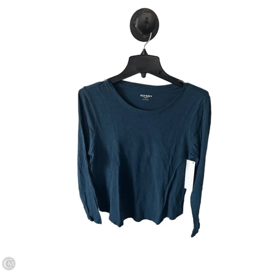 Top Long Sleeve Basic By Old Navy In Blue, Size: S