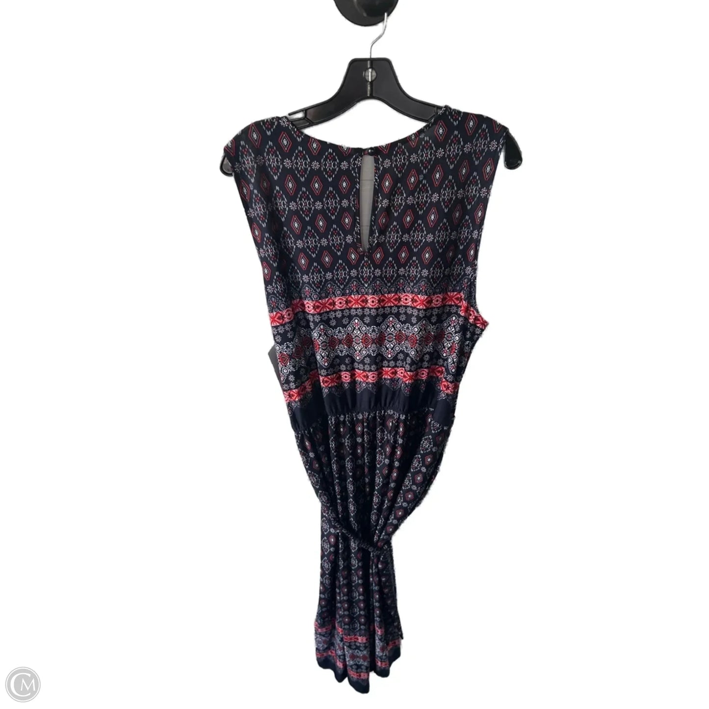 Dress Casual Maxi By Emma And Michele In Black & Red, Size: Xl