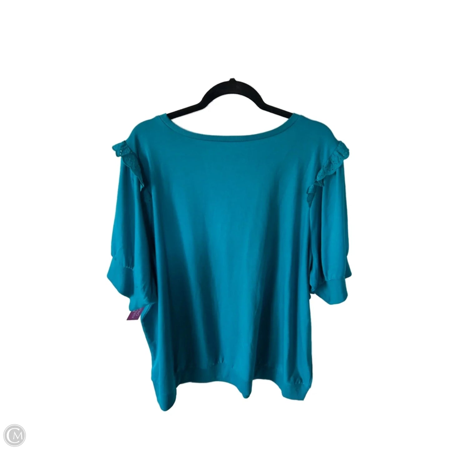 Top Short Sleeve By Torrid In Blue, Size: 4x