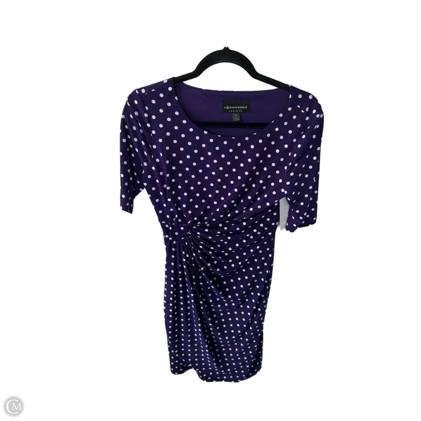 Dress Work By Connected Apparel In Purple & Yellow, Size: S