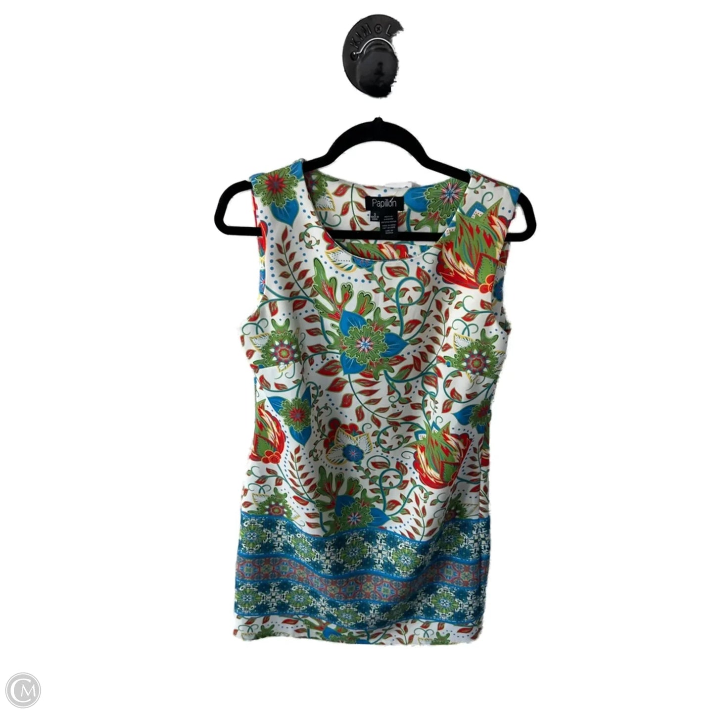 Dress Work By Papillion In Blue & Green, Size: S