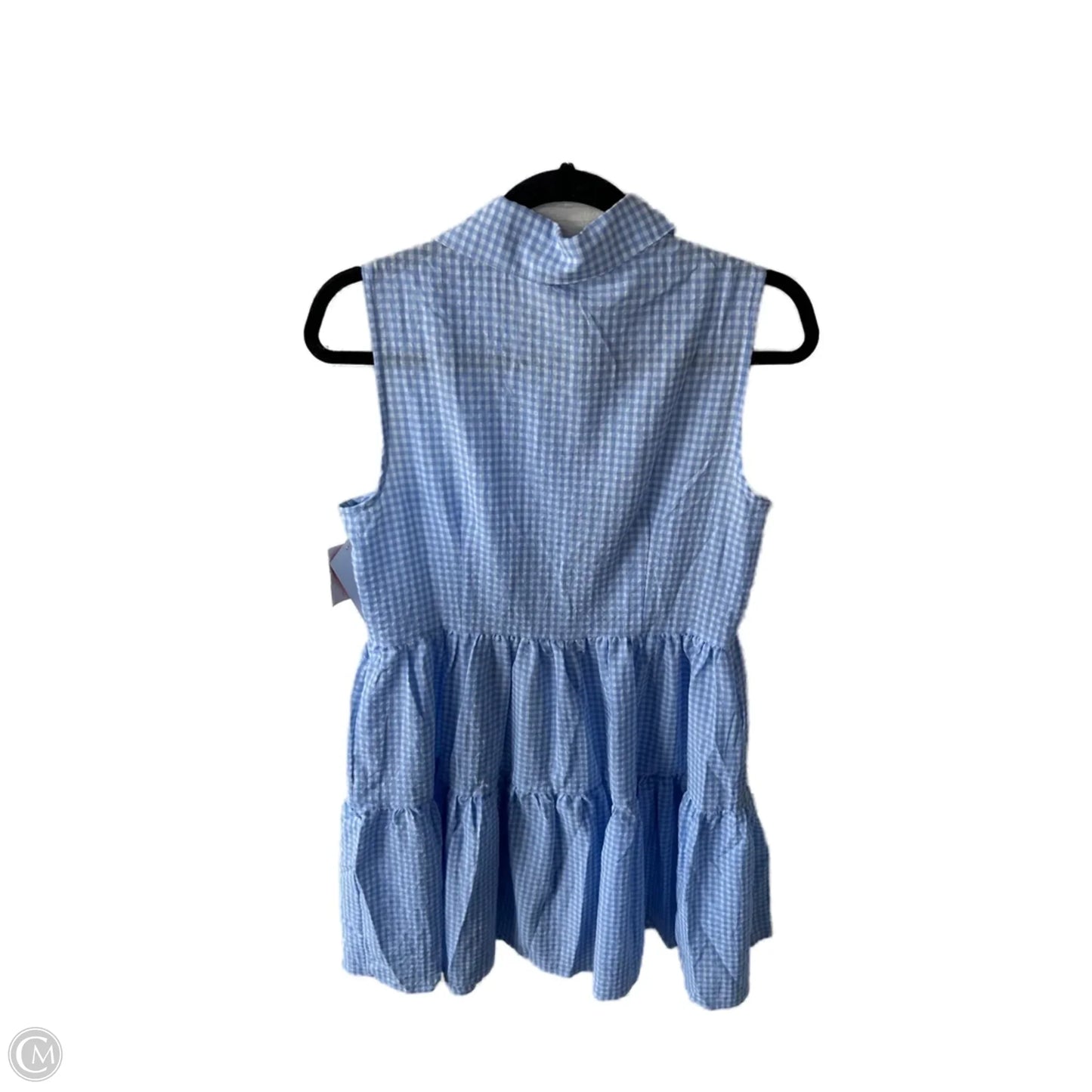 Dress Casual Short By Clothes Mentor In Blue & White, Size: S