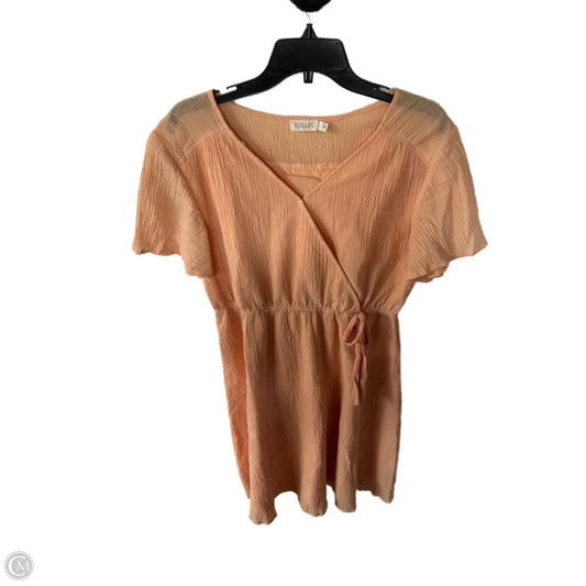 Dress Casual Short By Roolee In Orange, Size: L