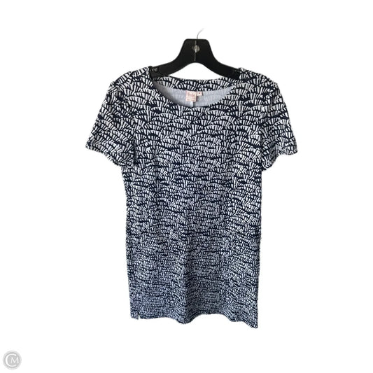 Dress Casual Short By Cmc In Blue & White, Size: M