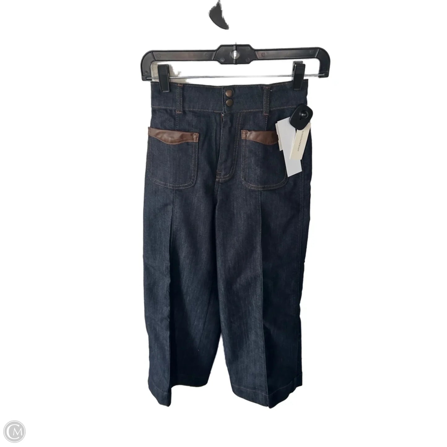 Jeans Wide Leg By Maeve In Blue Denim, Size: 0