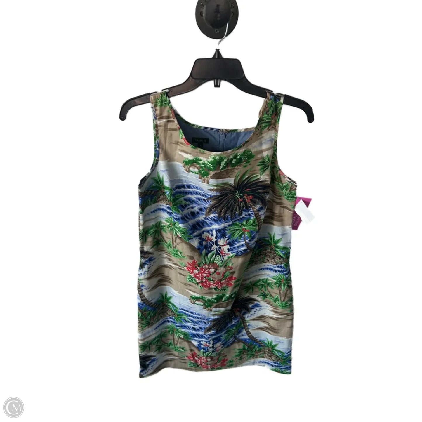 Dress Casual Short By Talbots In Blue & Tan, Size: S