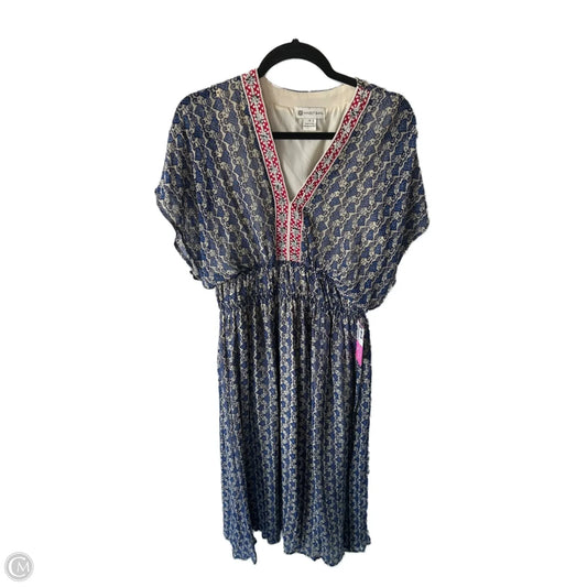 Dress Casual Maxi By Cma In Blue & Cream, Size: S