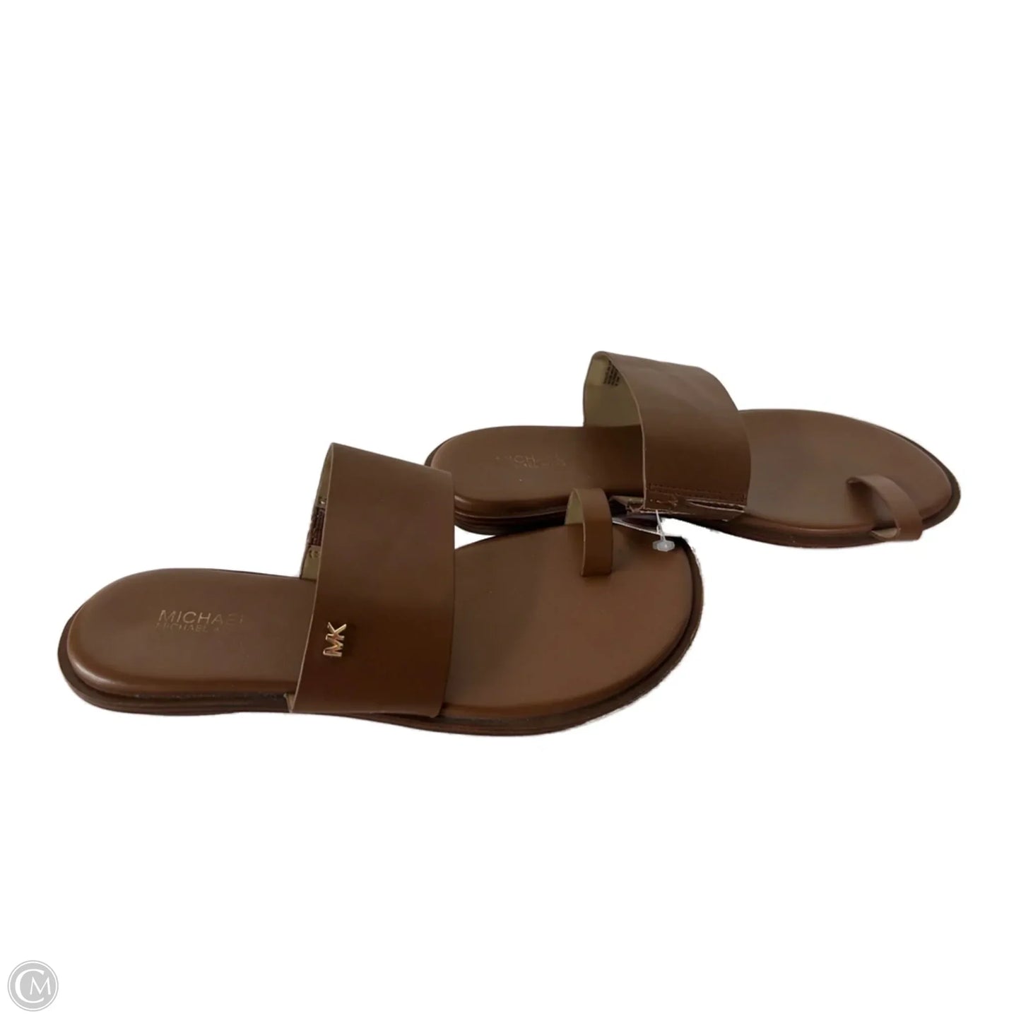 Sandals Flats By Michael By Michael Kors In Brown, Size: 8.5