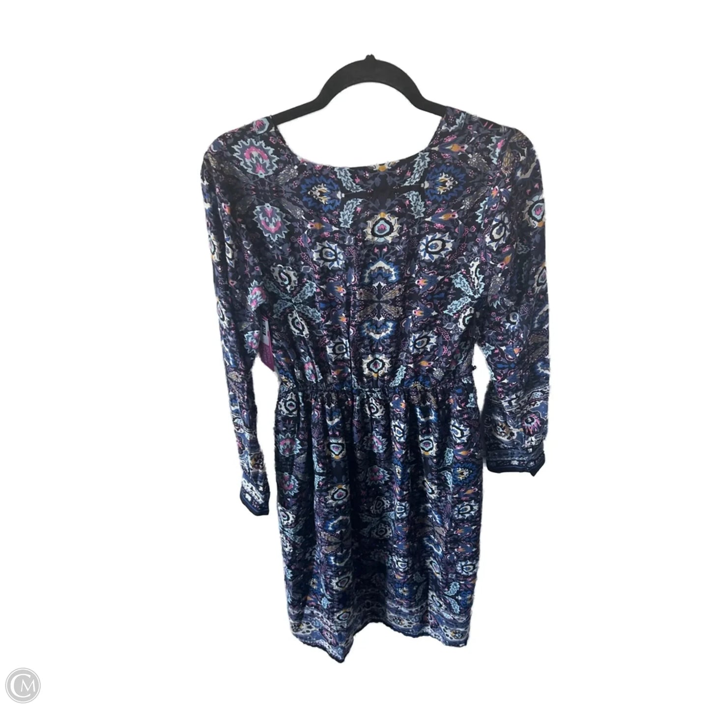 Dress Casual Midi By Lucky Brand In Blue, Size: S