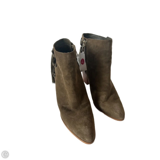Boots Ankle Heels By Marc Fisher In Green, Size: 9