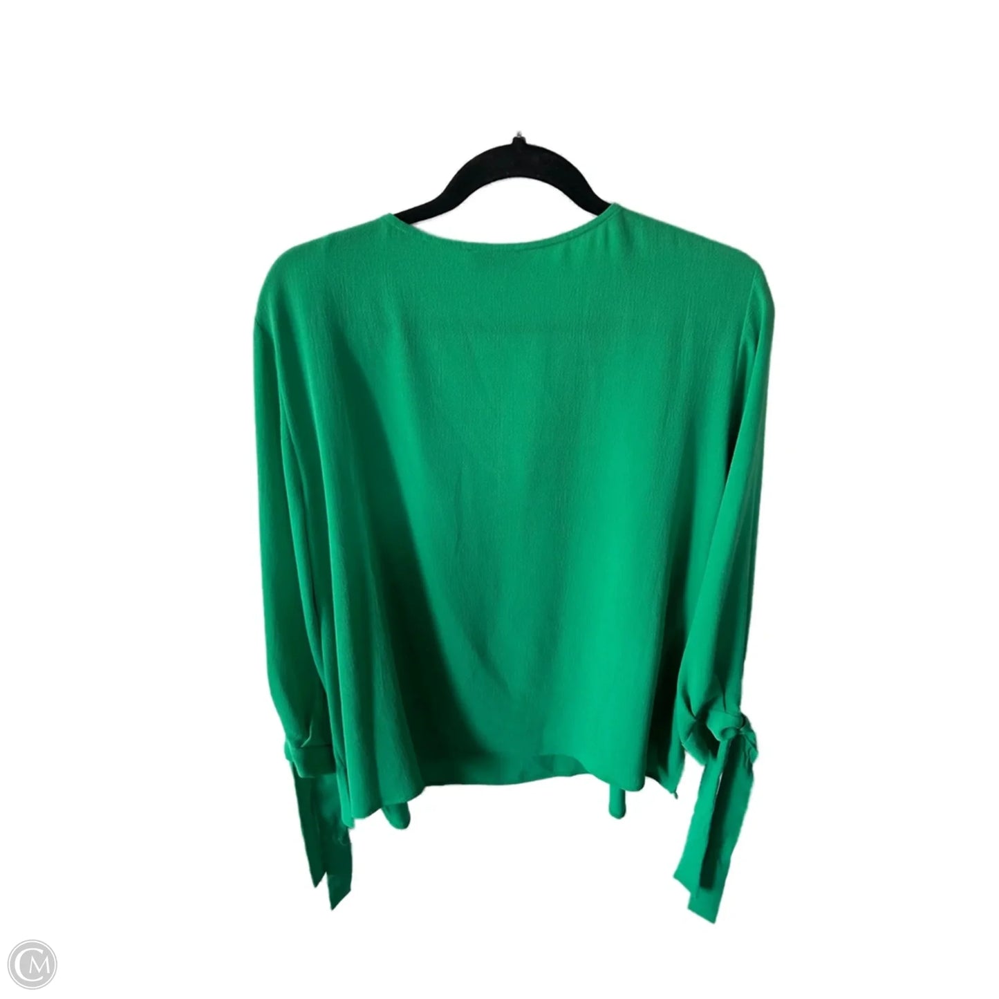 Top Long Sleeve By Cece In Green, Size: 2x