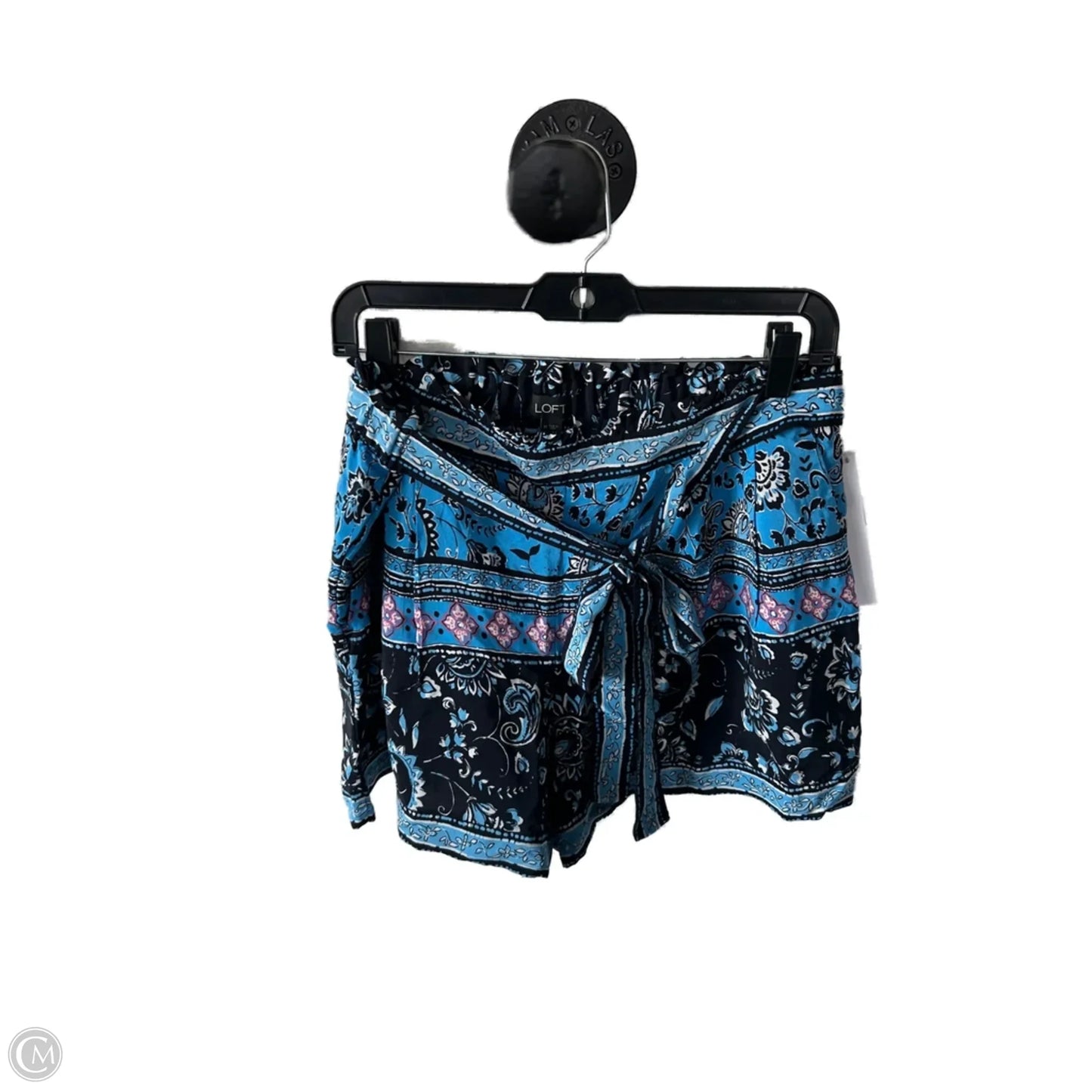 Shorts By Loft In Black & Blue, Size: 8