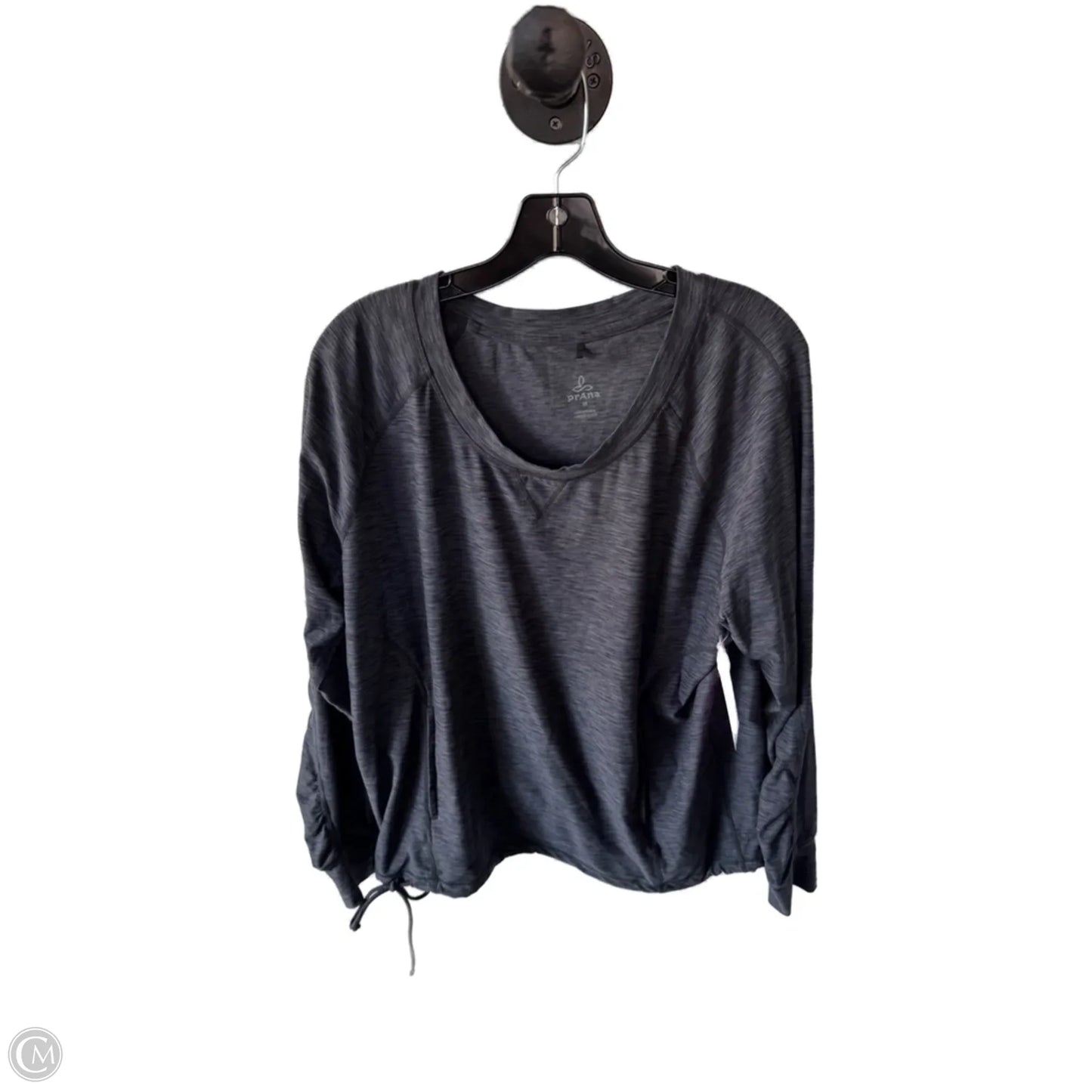 Athletic Top Long Sleeve Crewneck By Prana In Grey, Size: M