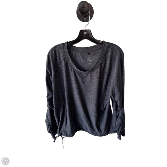 Athletic Top Long Sleeve Crewneck By Prana In Grey, Size: M