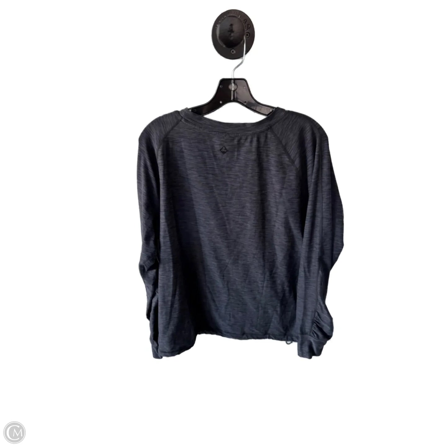 Athletic Top Long Sleeve Crewneck By Prana In Grey, Size: M