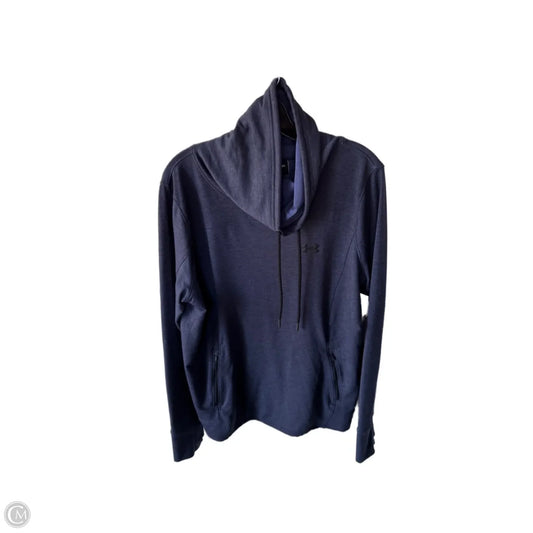 Athletic Sweatshirt Collar By Under Armour In Blue, Size: Xl