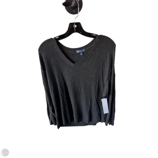 Top Long Sleeve By Democracy In Grey, Size: M