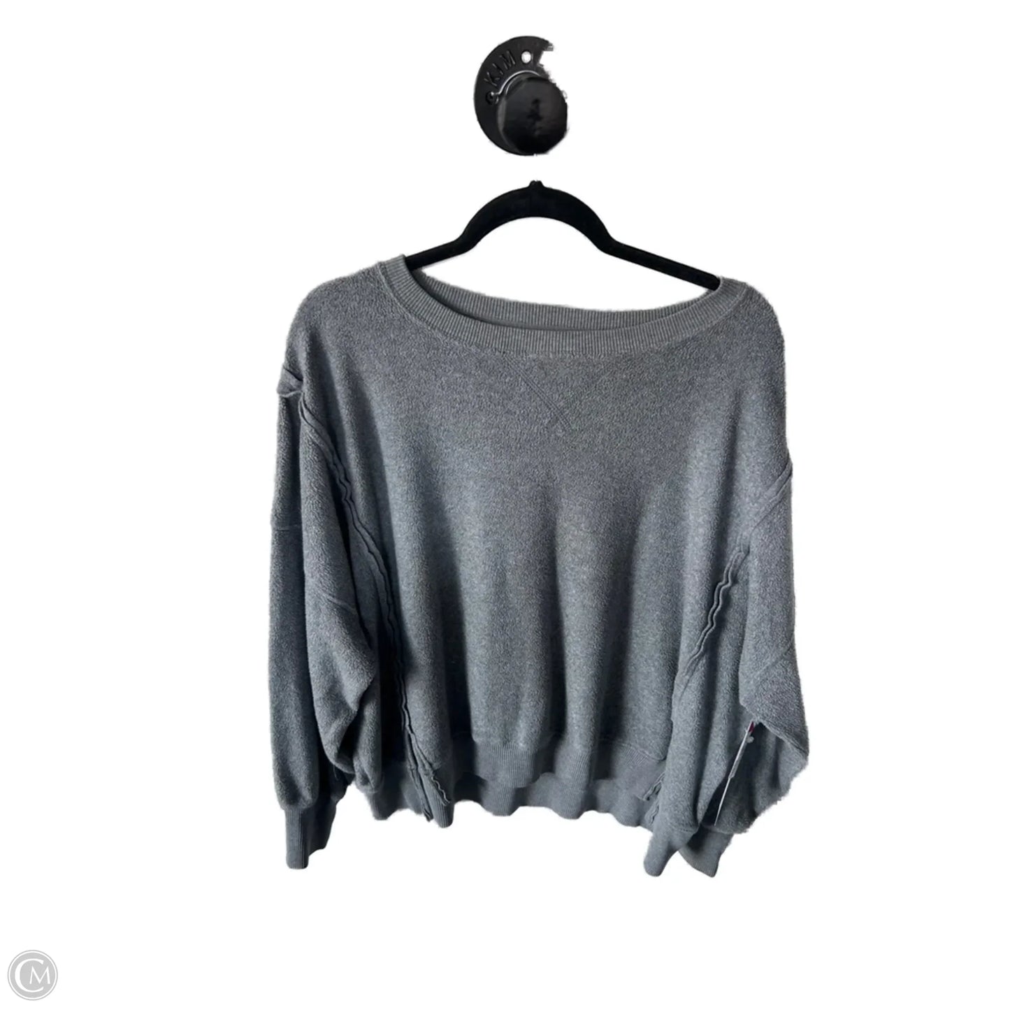 Sweatshirt Crewneck By American Eagle In Grey, Size: Xxs