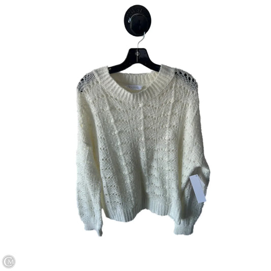 Sweater By Cmc In Cream, Size: Xl