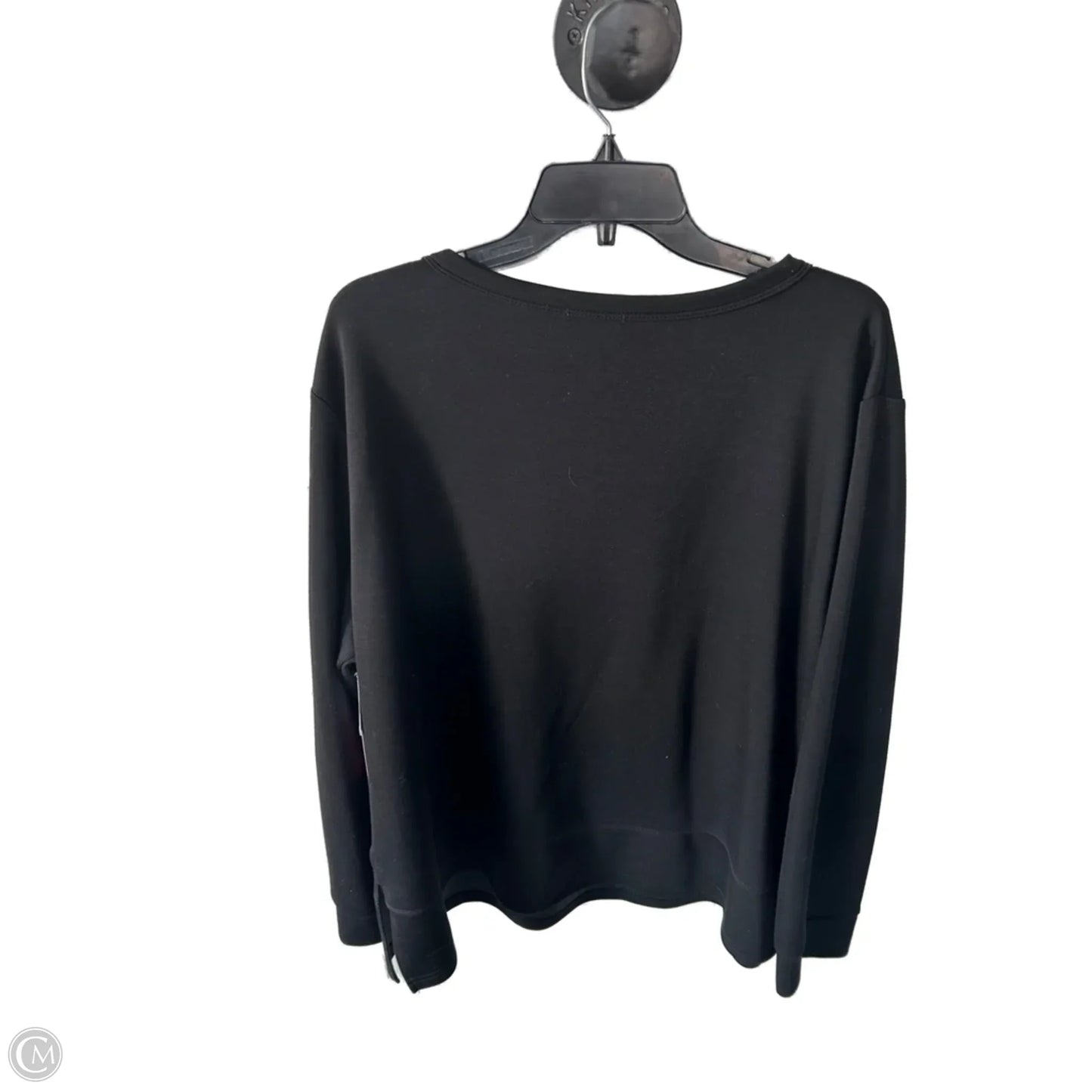 Sweatshirt Crewneck By Clothes Mentor In Black, Size: 3x