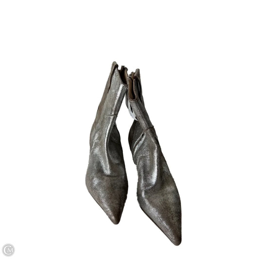 Boots Ankle Heels By Seychelles In Silver, Size: 7