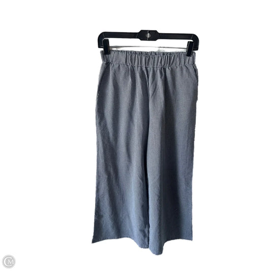 Pants Wide Leg By Elan In Black & White, Size: 8
