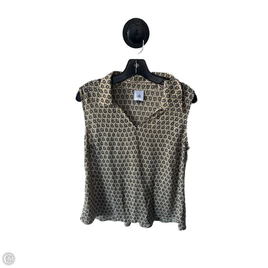 Top Sleeveless By Cabi In Yellow, Size: M