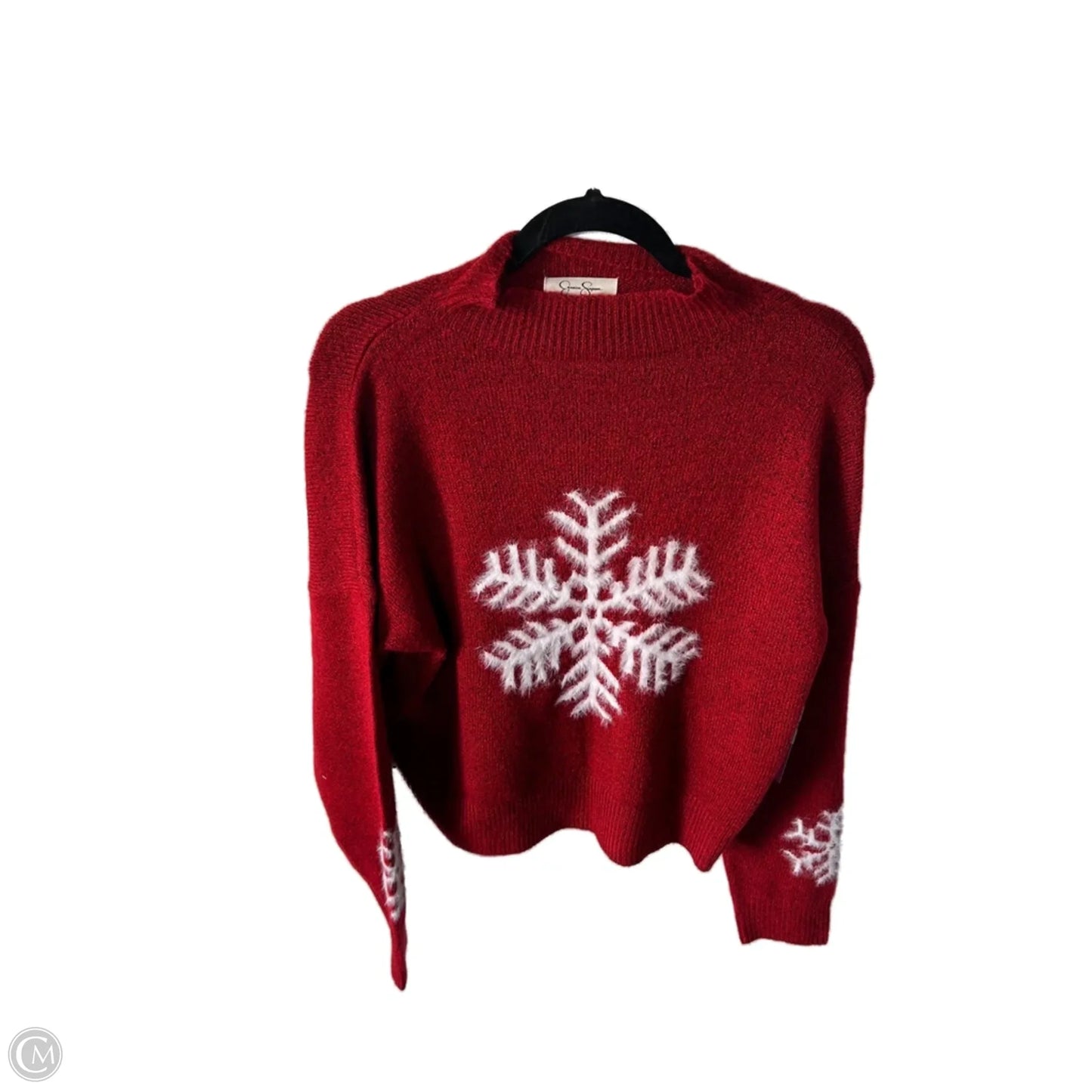 Sweater By Jessica Simpson In Red, Size: L