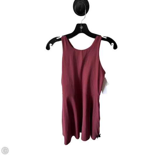 Athletic Dress By Athleta In Maroon, Size: M