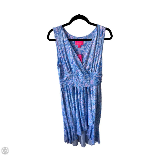 Dress Designer By Lilly Pulitzer In Blue & Pink, Size: L