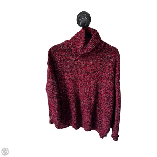 Sweater By Michael By Michael Kors In Black & Red, Size: L