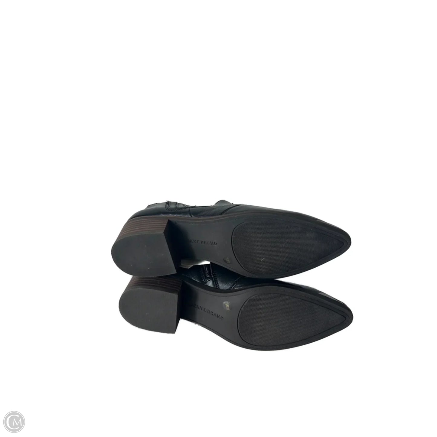Boots Ankle Heels By Lucky Brand In Black, Size: 7.5