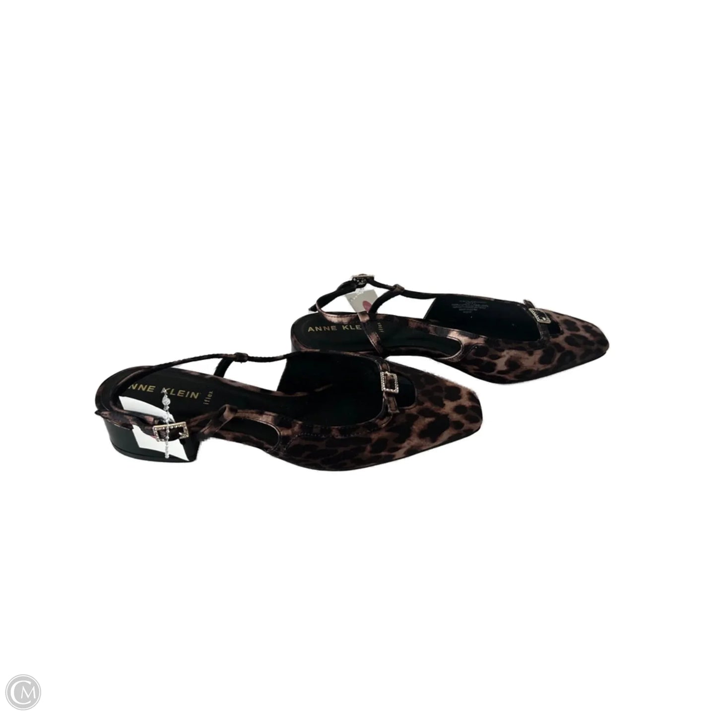 Shoes Heels Block By Anne Klein In Black & Brown, Size: 8.5