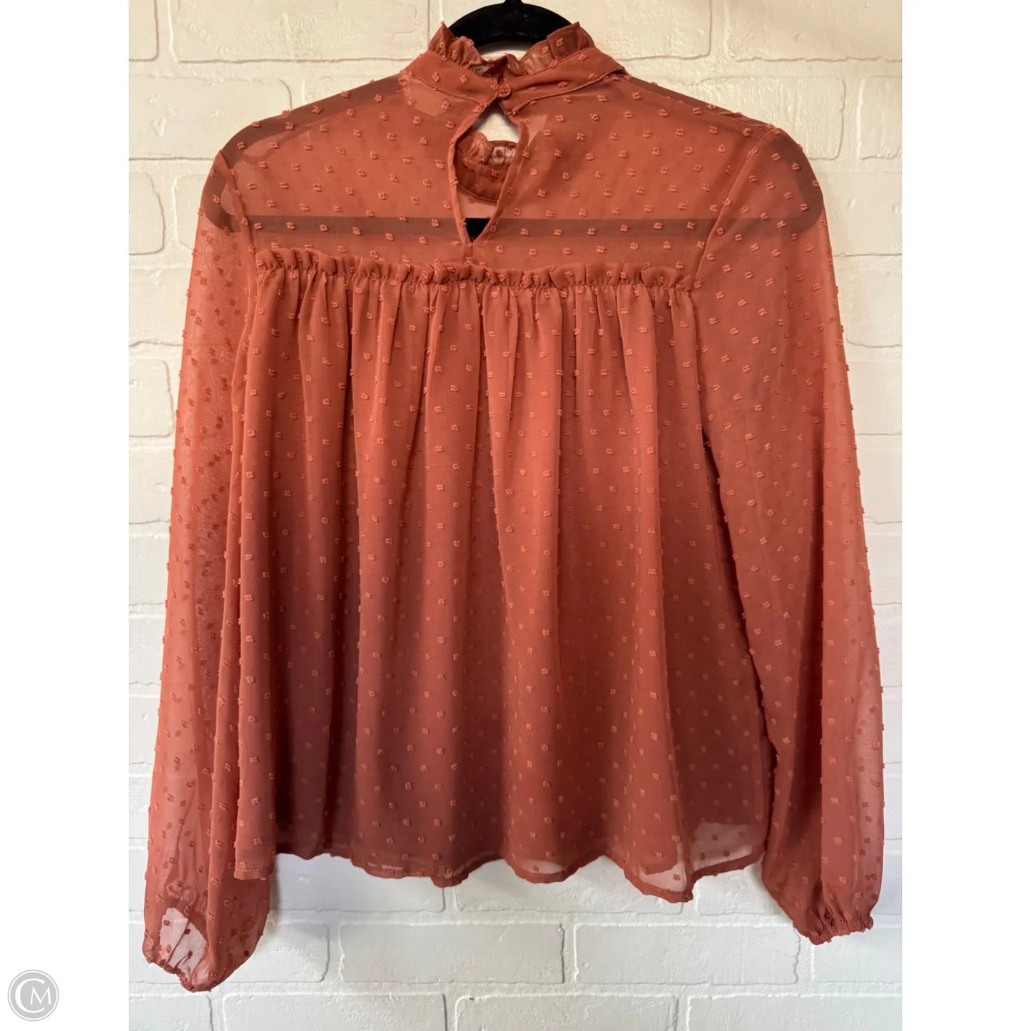 Top Long Sleeve By Altard State In Orange, Size: M