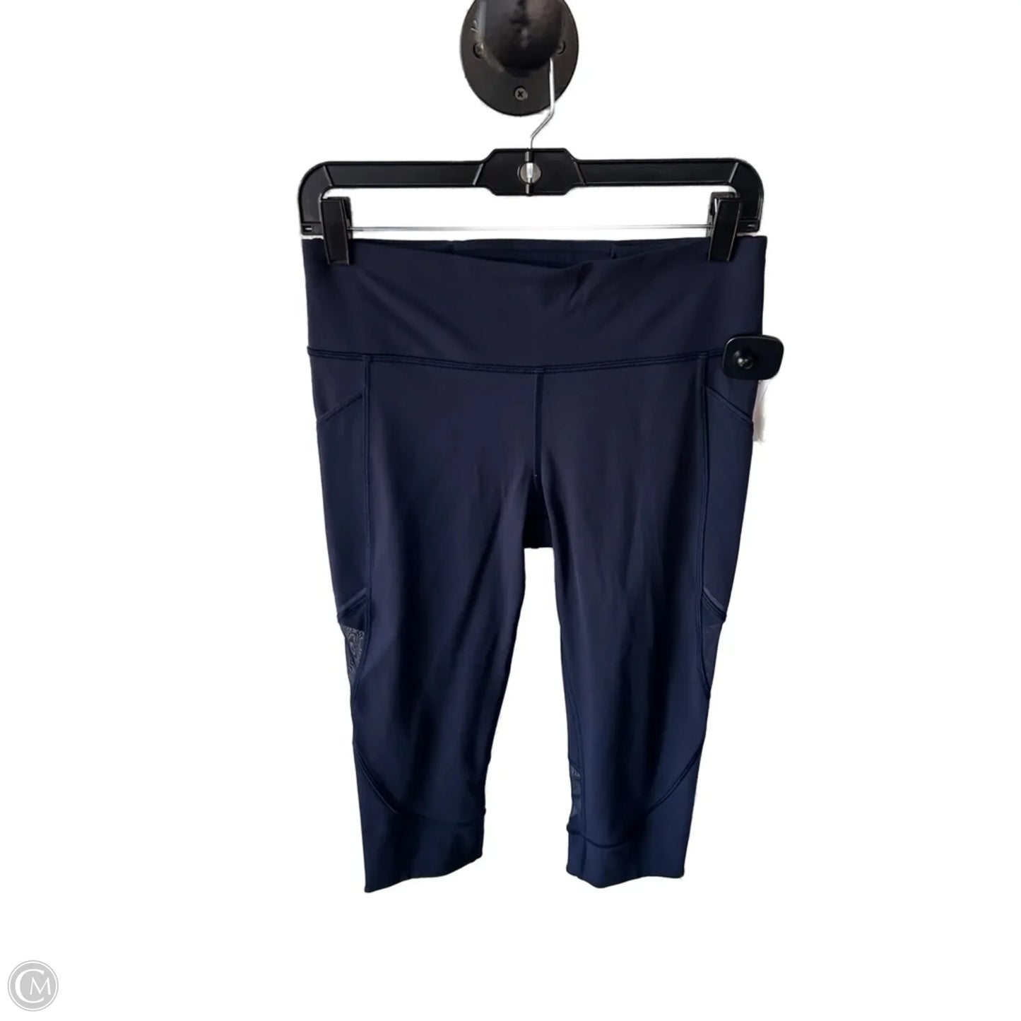 Athletic Capris By Lululemon In Blue, Size: 8