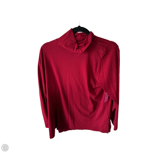 Top Long Sleeve By J. Jill In Red, Size: L
