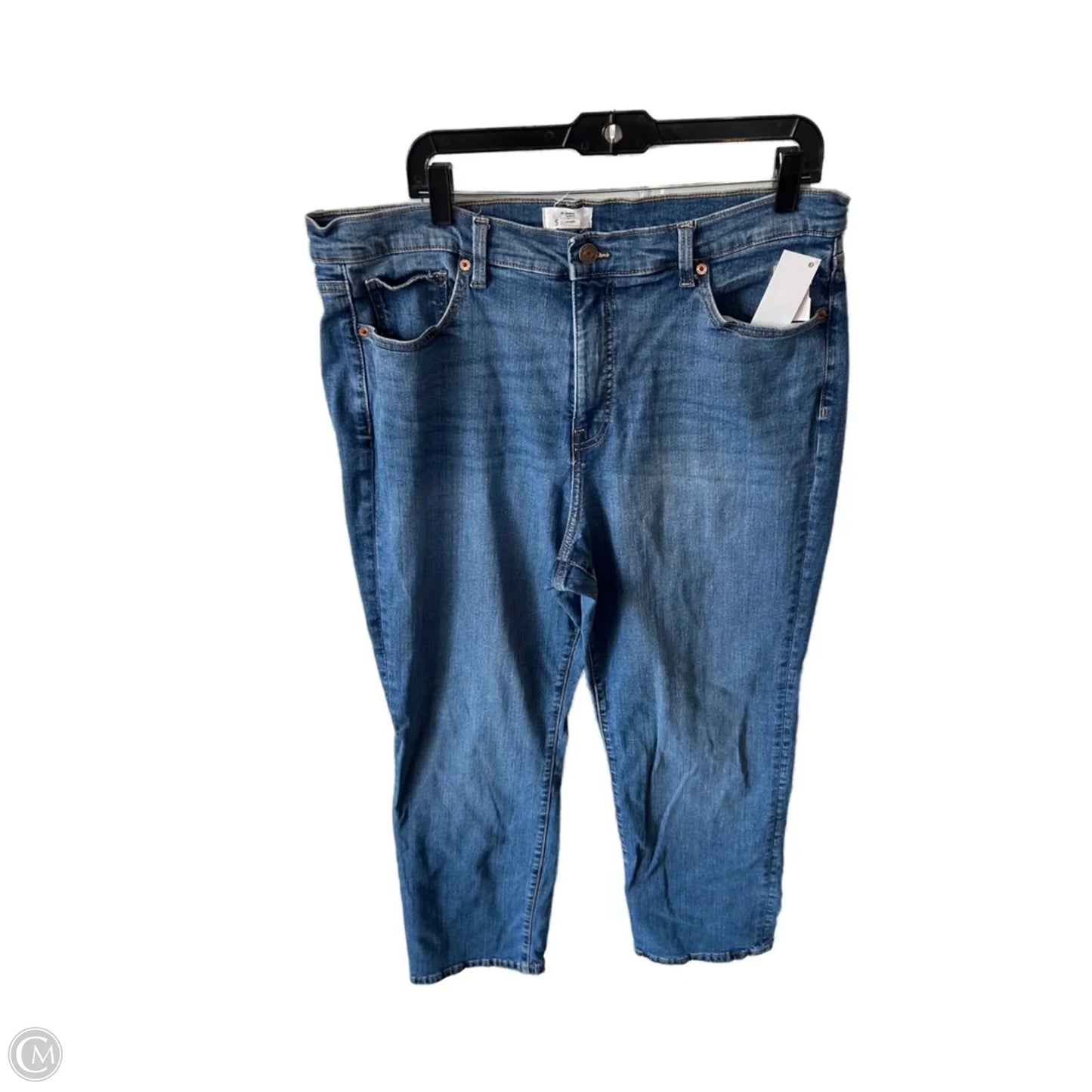 Jeans Straight By Maurices In Blue Denim, Size: 18