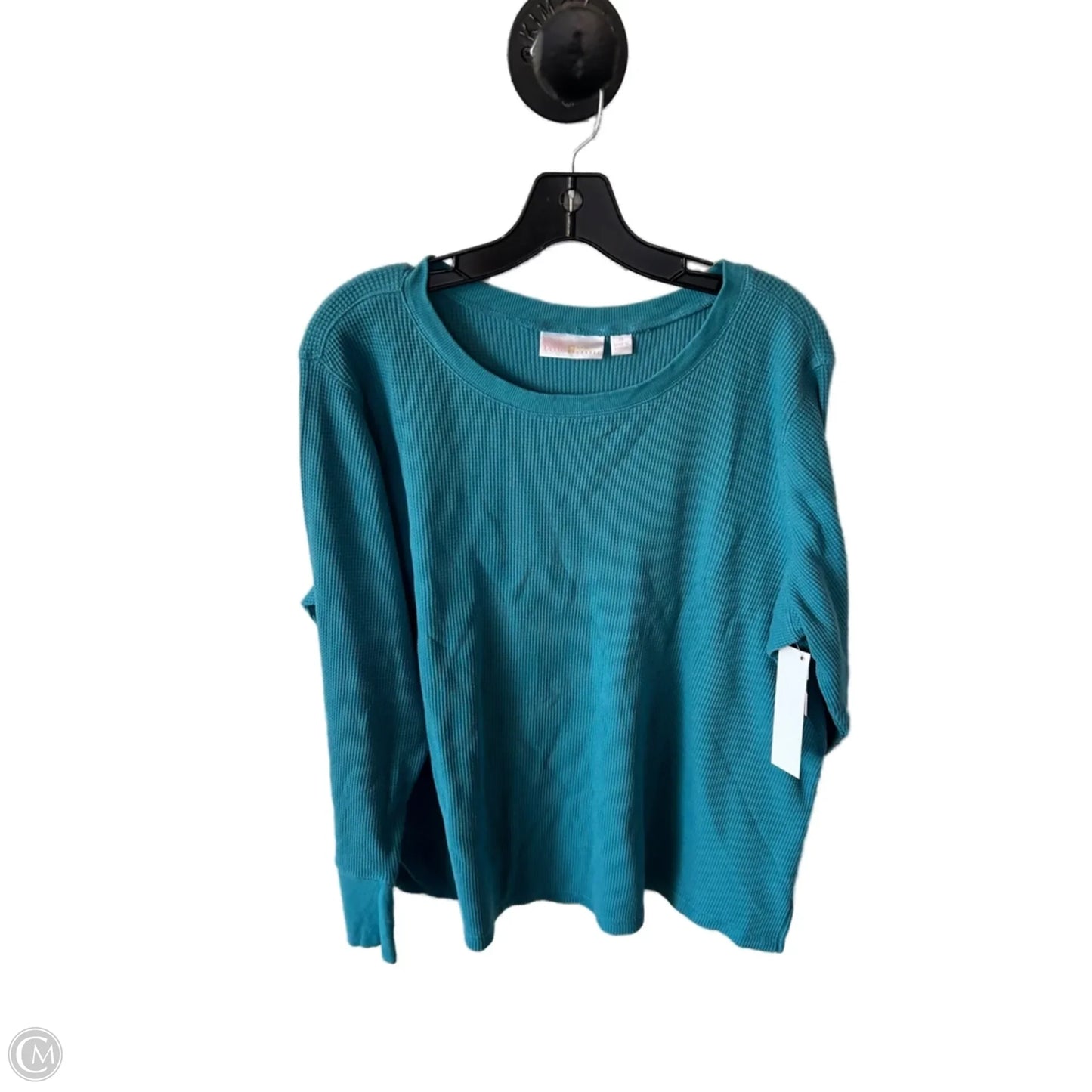 Top Long Sleeve By Clothes Mentor In Blue, Size: Xl