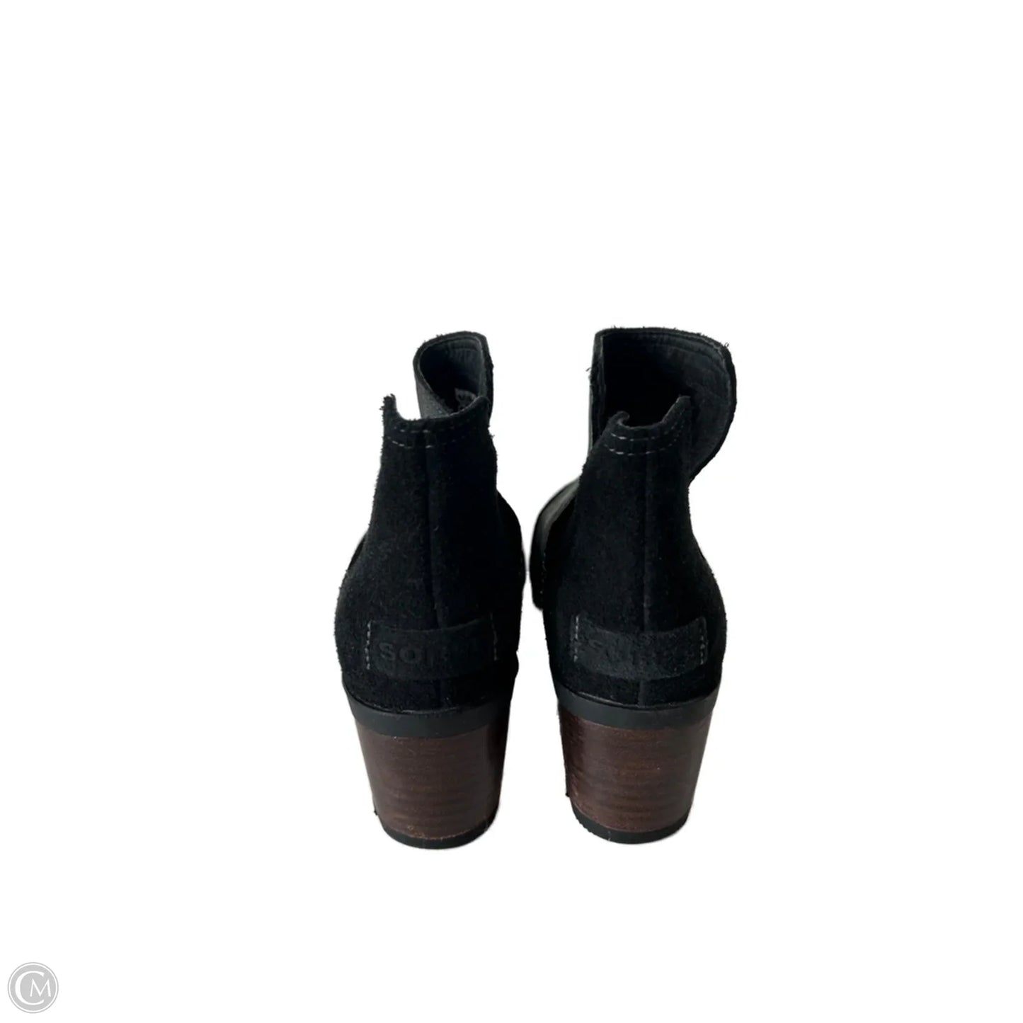Boots Ankle Heels By Sorel In Black, Size: 6.5