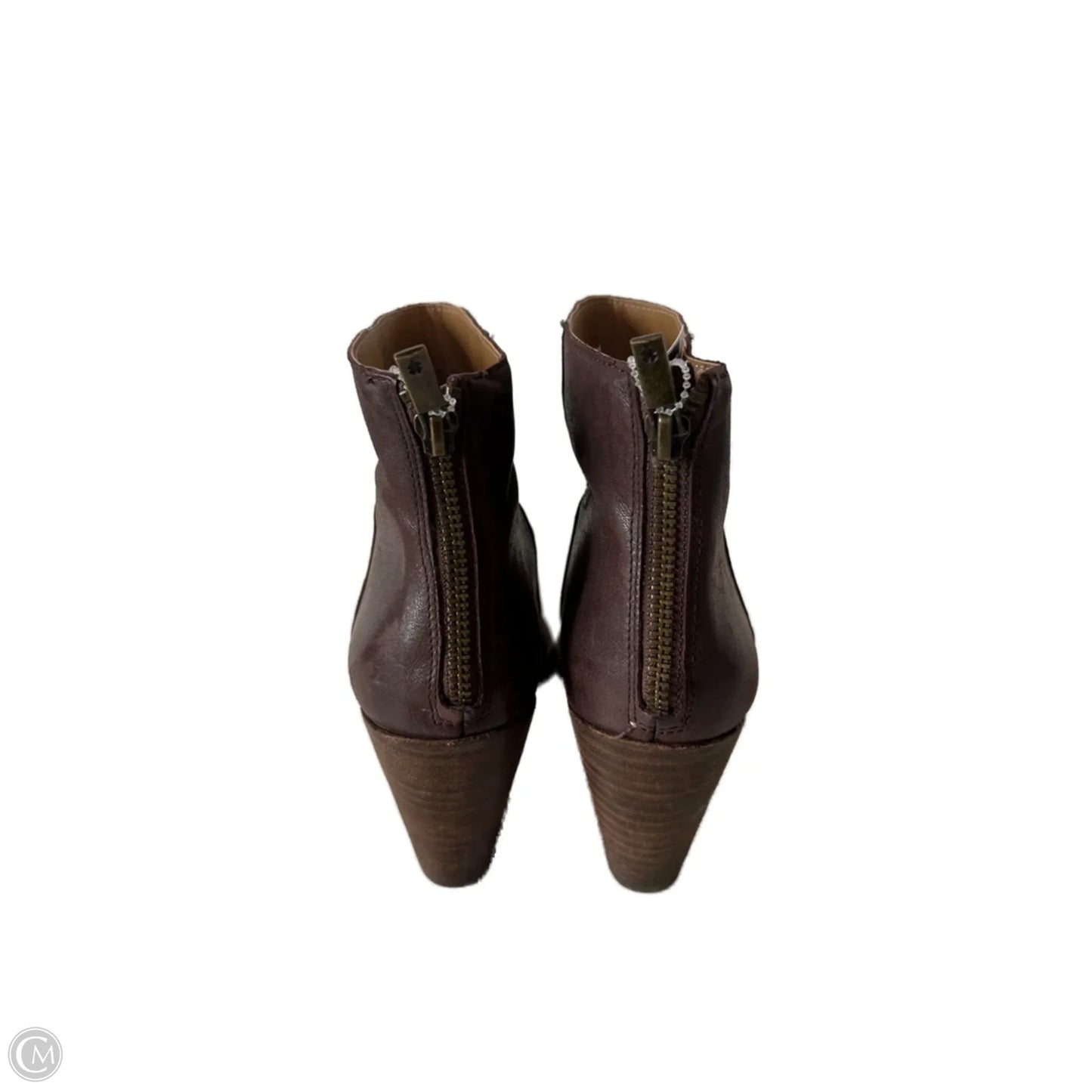 Boots Ankle Heels By Lucky Brand In Brown, Size: 6