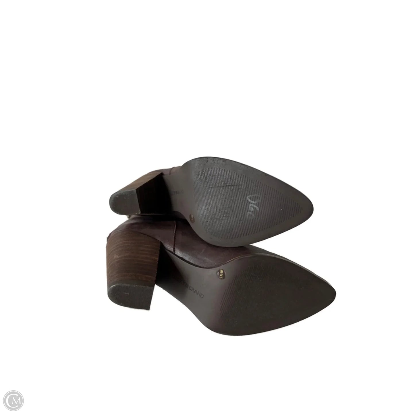 Boots Ankle Heels By Lucky Brand In Brown, Size: 6