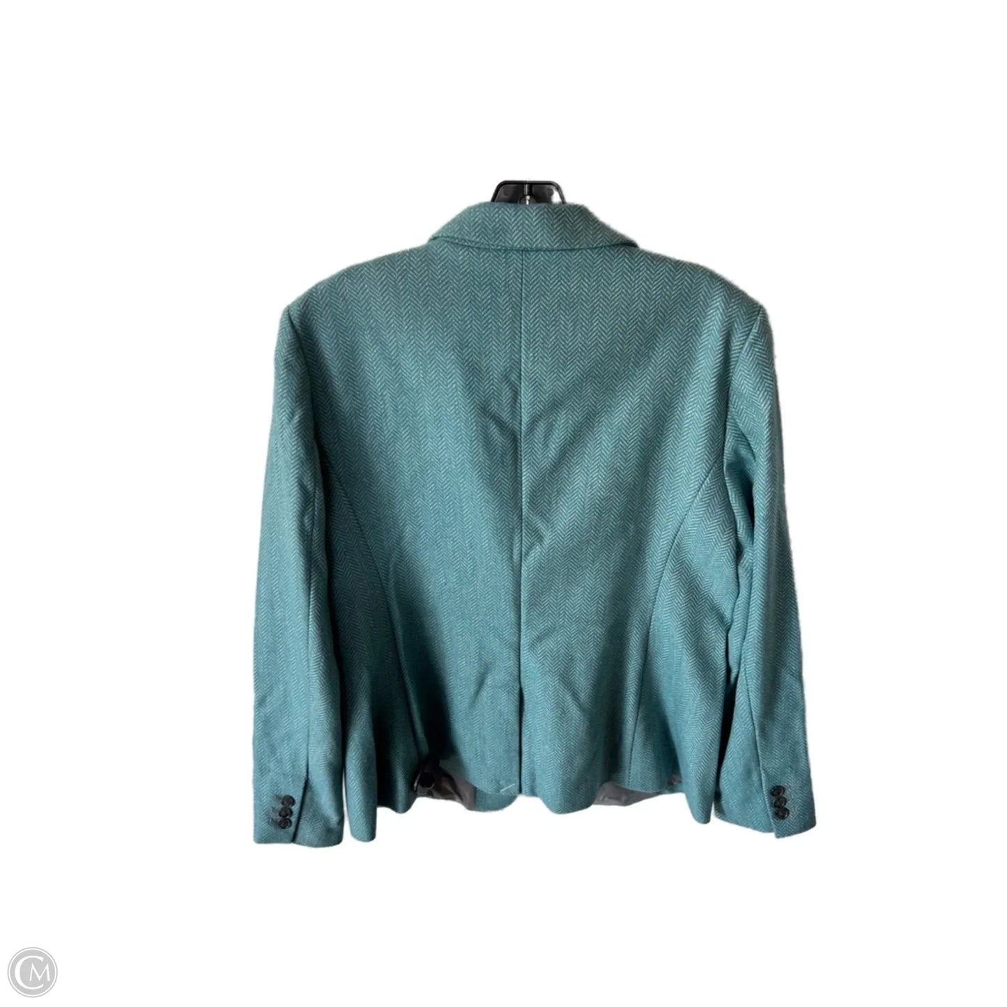 Blazer By Loft In Blue & Grey, Size: L