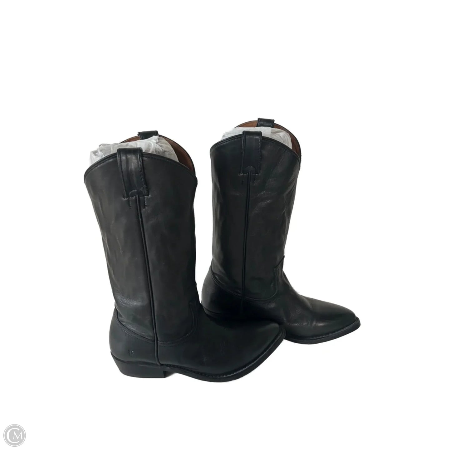 Boots Designer By Frye In Black, Size: 8.5